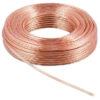 CAB-SP017 POWERTECH καλώδιο ήχου 2x 0.50mm² CAB-SP017, Copper, 10m, διάφανο