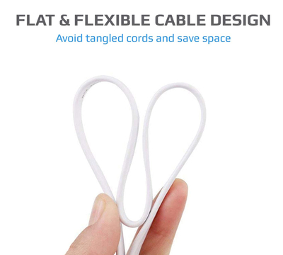 CAB-T002-1 POWERTECH καλώδιο τηλεφώνου RJ11 6P4C CAB-T002, 2m, λευκό