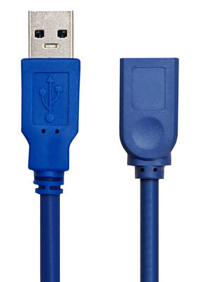 POWERTECH καλώδιο προέκτασης USB CAB-U154, 5Gbps, 5m, μπλε