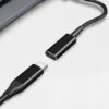 POWERTECH καλώδιο τροφοδοσίας CAB-UC066, USB-C σε Samsung 5.5x3mm, μαύρο