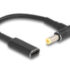 POWERTECH καλώδιο τροφοδοσίας CAB-UC070, USB-C σε Acer 5.5x1.7mm, μαύρο
