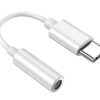 POWERTECH αντάπτορας USB-C σε 3.5mm CAB-UC084, λευκός