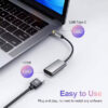 POWERTECH αντάπτορας USB-C σε HDMI CAB-UC086, 4K/60Hz, γκρι
