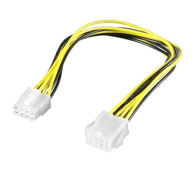 CAB-W008 POWERTECH καλώδιο για MB 8pin αρσενικό σε 8pin θηλυκό CAB-W008, 20cm