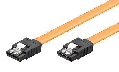 CAB-W024 POWERTECH Καλώδιο SATA III 7-pin σε 7-pin CAB-W024, Metal Clip, 0.4m
