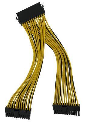 CAB-W042 POWERTECH καλώδιο μητρικής 24pin σε 2x 24pin CAB-W042, 0.20m