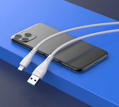 CELEBRAT καλώδιο Lightning σε USB CB-18I, 2.4A, 480Mbps, 1m, λευκό