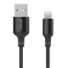 CB-32A-L CELEBRAT καλώδιο Lightning σε USB CB-32, 2.4A, 1m, μαύρο