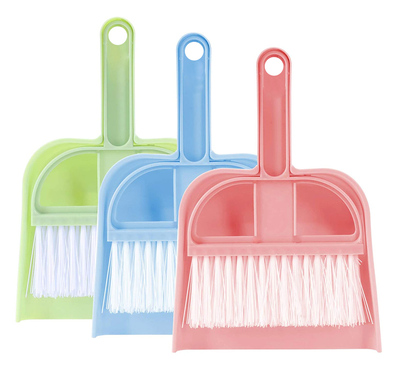 CLN-0043 Σετ σκουπάκι και φαράσι πάγκου, διάφορα χρώματα