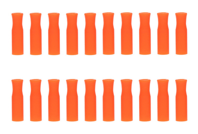 CLN-0046 POWERTECH στόμιο σιλικόνης για μεταλλικά καλαμάκια CLN-0046, 20τμχ