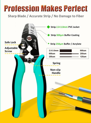 PROSKIT απογυμνωτής καλωδίων οπτικών ινών CP-327, 162mm