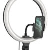 BASEUS φωτιστικό δαχτυλίδι LED CRZB12-B01, 12", χωρίς τρίποδα, μαύρο