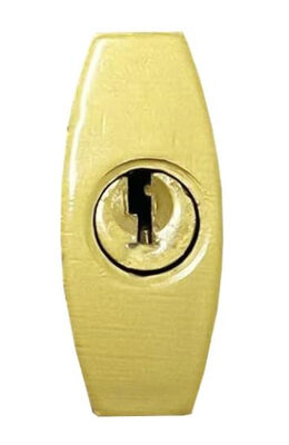 HPP λουκέτο πέταλο με κλειδί CTL-0041, 38mm, μεταλλικό