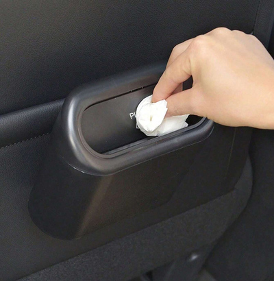 DA211-1 Κάδος απορριμάτων αυτοκινήτου DA211, 13.5x15.5x8cm, μαύρος