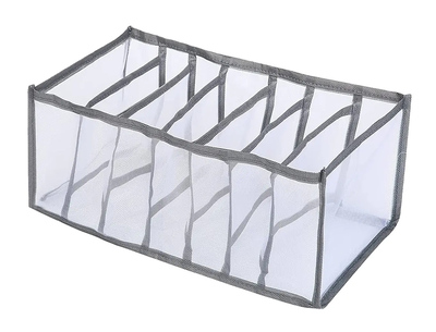 DA282 Θήκη οργάνωσης ρούχων DA282 με 7 θέσεις, 35x24x20cm, γκρι