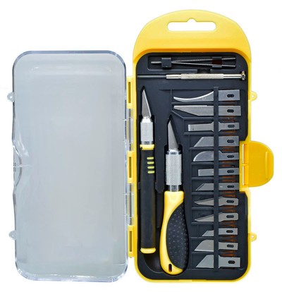 DL-DP1 DELI σετ κοπίδια ακριβείας DL-DP1 με θήκη, 16τμχ