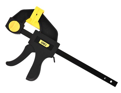 DL110106 DELI σφιγκτήρας σκανδάλης DL110106 με μέγιστο άνοιγμα 150mm, μαύρος