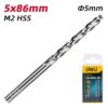 DL16050G-1 DELI σετ τρυπάνια DL16050G για μέταλλο, M2 HSS, 5x86mm, κυλινδρικό, 10τμχ