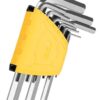 DL230009 DELI σετ κλειδιά Allen DL230009 σε σχήμα L, 1.5-10mm, 9τμχ