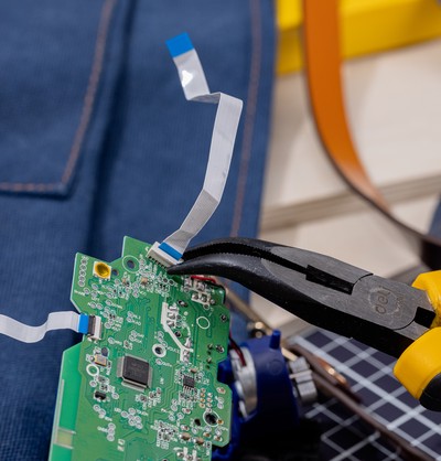 DL2306-1 DELI μυτοτσίμπιδο κυρτό DL2306 με αντιολισθητικές λαβές, 160mm