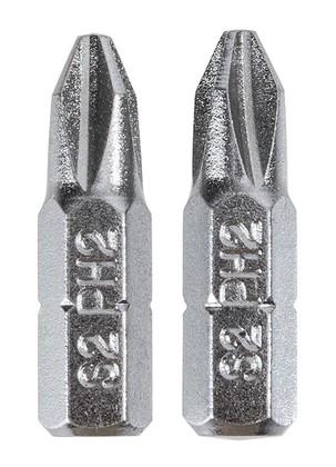 DL251002 DELI σετ μύτες κατσαβιδιού DL251002, μαγνητικές, PH2x25mm, 2τμχ