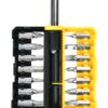 DL251201 DELI σετ μύτες κατσαβιδιού DL251201 με αντάπτορα, μαγνητικές, 15τμχ