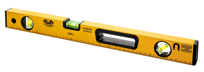 DL290500 DELI αλφάδι DL290500 με 3 μάτια & χάρακα, μαγνητικό, 50cm