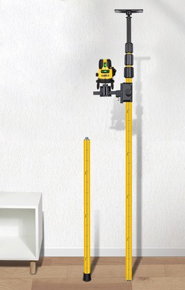 DL332036-1 DELI βάση για γραμμικό αλφάδι laser DL332036, πτυσσόμενη, 1/4" & 5/8" σπείρωμα