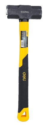 DL447004 DELI βαριοπούλα DL447004 με αντιολισθητική Fiberglass λαβή, 2kg, 425mm