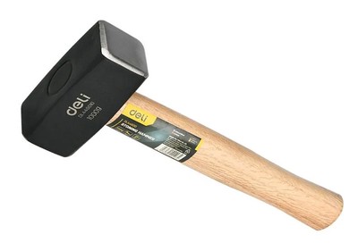 DL448010 DELI βαριοπούλα DL448010 με ξύλινη λαβή, 1000gr, 270mm