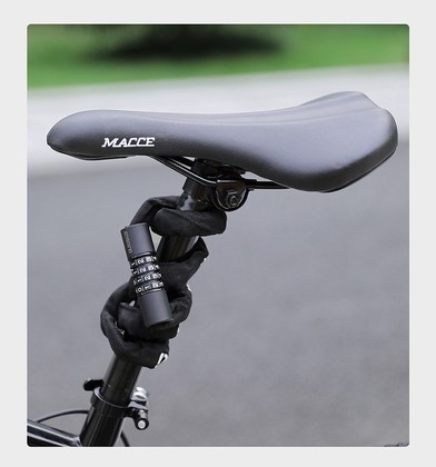 DL508031-1 DELI κλειδαριά ποδηλάτου συνδυασμού DL508031, Φ4mm, 1m, μαύρη