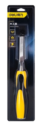 DL6212-1 DELI σκαρπέλο ξύλου DL6212 με αντιολισθητική λαβή, 12.5mm