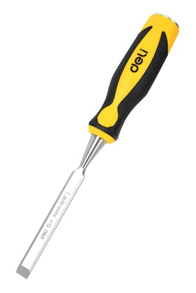 DL6214-E1 DELI σκαρπέλο ξύλου DL6214-E1 με αντιολισθητική λαβή, 14mm