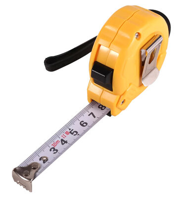 DELI μέτρο DL9035B, με κλείδωμα & clip ζώνης, 3.5m x 16mm