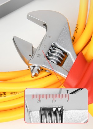 DQ90408-1 DELI γαλλικό κλειδί ηλεκτρολόγου DQ90408, αντιολισθητική λαβή, ρυθμιζόμενο 0-25mm, VDE 1000V, 200mm