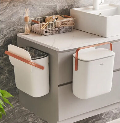 ECOCO κάδος απορριμμάτων E2236, 10lt, λευκός