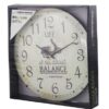 ESPERANZA Ρολόι τοίχου Marseille EHC018M, 30cm, λευκό