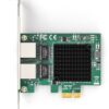 EDUP κάρτα επέκτασης δικτύου PCIe σε 2x RJ45 EP-9613, 1000Mbps