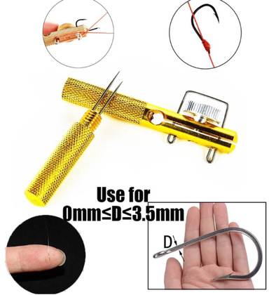 FISH-0015-1 POWERTECH εργαλείο πλεξίματος γάντζου ψαρέματος FISH-0015, χρυσό