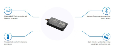 TELTONIKA GPS tracker αυτοκινήτου FMC920, 4G/GSM/GPRS/GNSS, Bluetooth