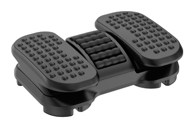 FR16-01 BRATECK υποπόδιο γραφείου FR16-01 με πεντάλ εκγύμνασης ποδιών, μαύρο
