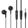 G34-BK CELEBRAT earphones με μικρόφωνο G34, 3.5mm σύνδεση, 14mm, 1.2m, μαύρα