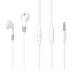 G8-WH CELEBRAT earphones με μικρόφωνο G8, 3.5mm σύνδεση, Φ14.2mm, 1.2m, λευκά