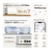 MERCUSYS Whole Home Mesh Wi-Fi 7 System Halo H27BE, 3.6Gbps Dual Band, 2τμχ, V.1.0