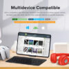 TECLAST ασύρματο πληκτρολόγιο K10, Bluetooth, 25x15cm, μαύρο