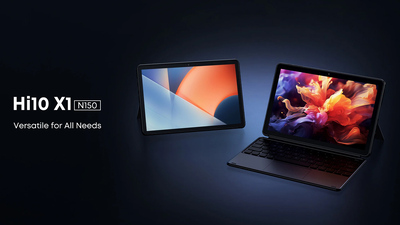 CHUWI tablet Hi10 X1 με πληκτρολόγιο, 10.1", 8/256GB, Windows 11 Home, 3400mAh, γκρι