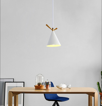 HLL-0067-1 POWERTECH φωτιστικό οροφής HLL-0067, E27, Φ15, μεταλλικό, λευκό