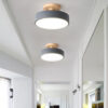 POWERTECH LED φωτιστικό οροφής HLL-0119, 12W, 4000K, Φ18x12cm, γκρι
