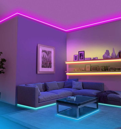 POWERTECH smart LED καλωδιοταινία HLL-0131, RGB, IP44, Bluetooth, 10m