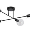 POWERTECH φωτιστικό οροφής HLL-0149, 4x E27, μεταλλικό, μαύρο